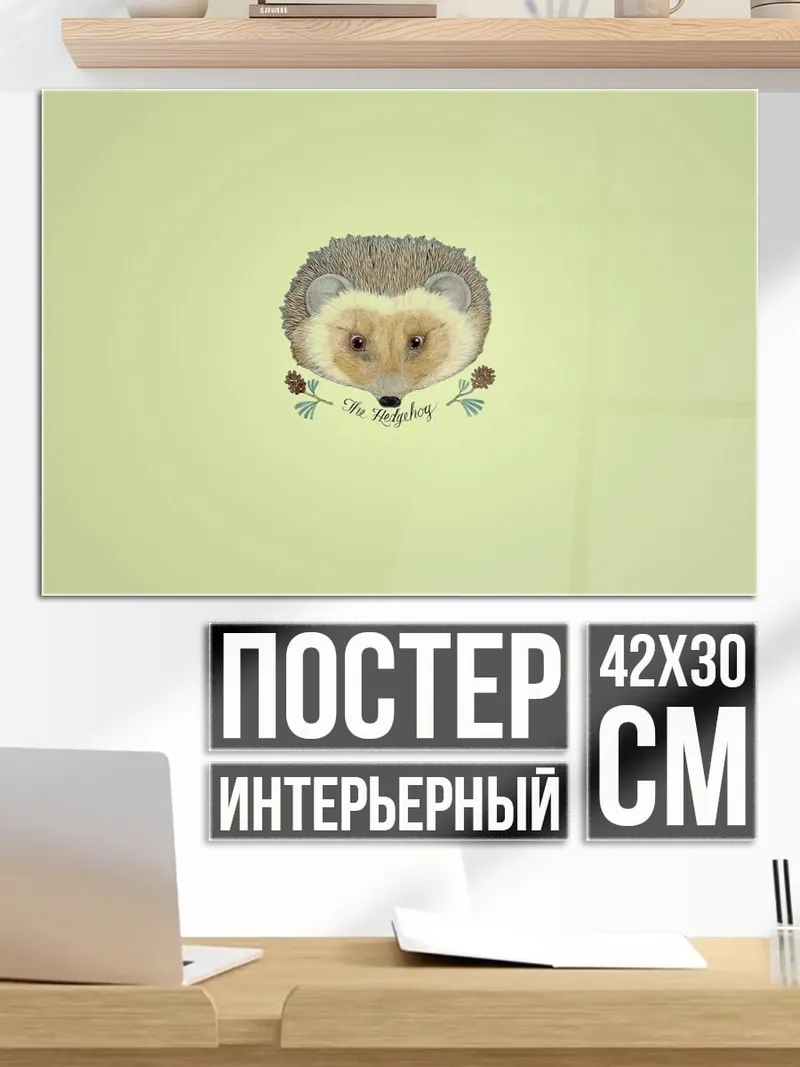 Постер Милый ёжик