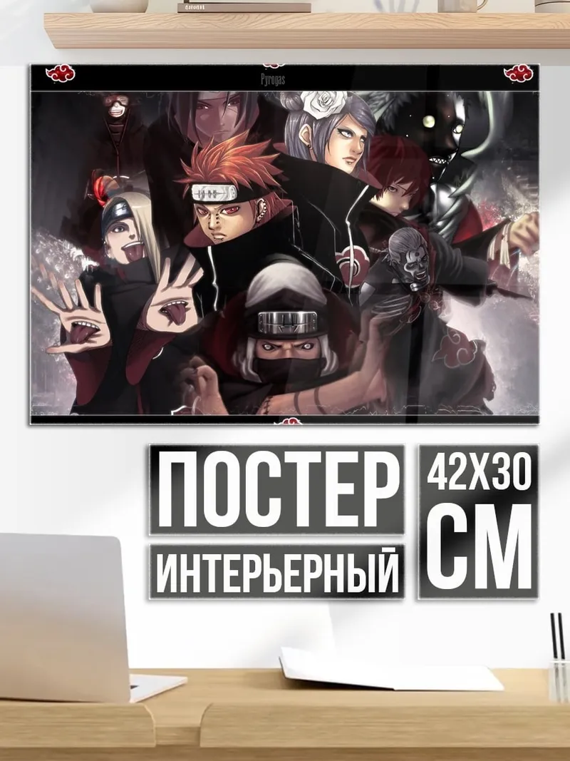 Постер Аниме злодеи Наруто