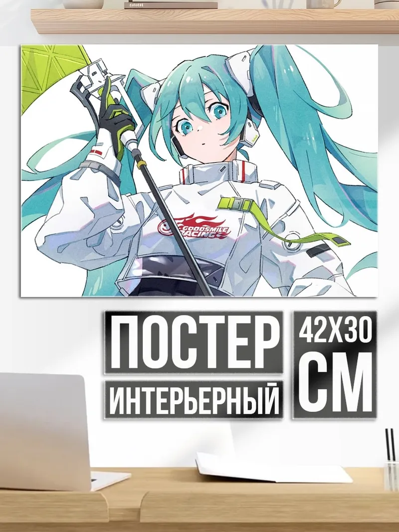 Постер Мику гонщица