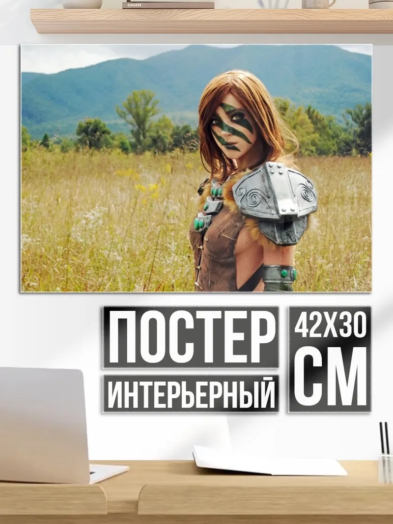 Постер Воительница в поле