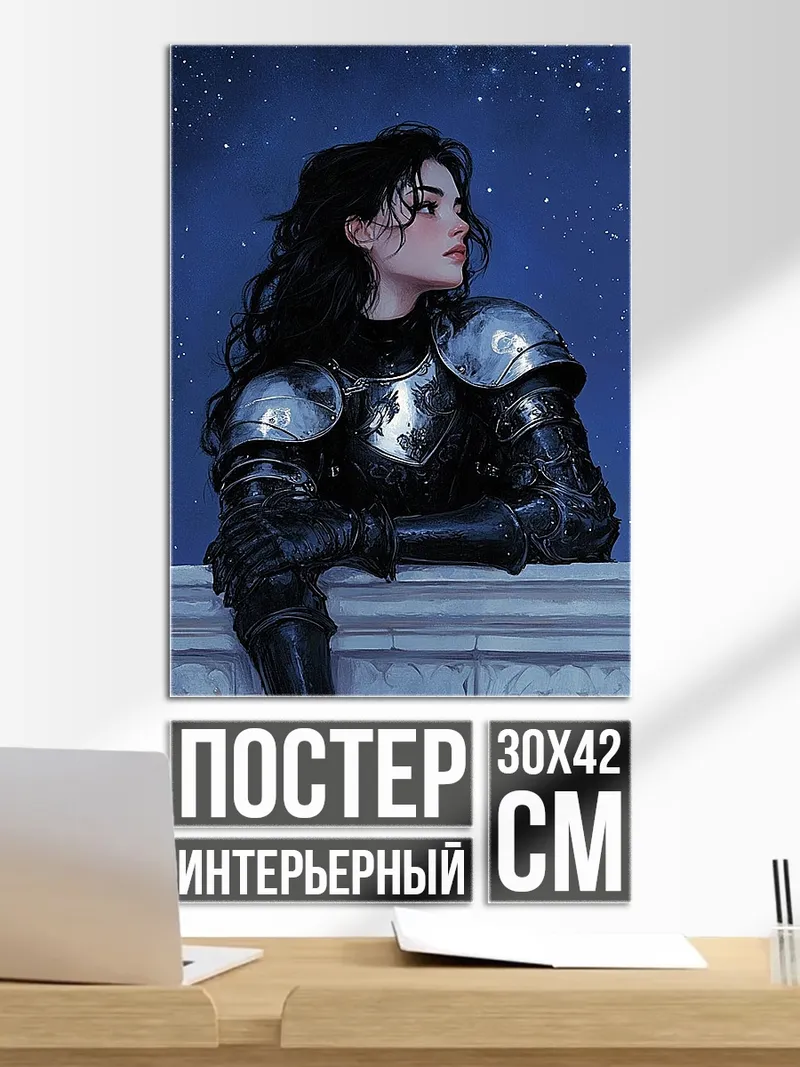 Постер Воин под звездным небом