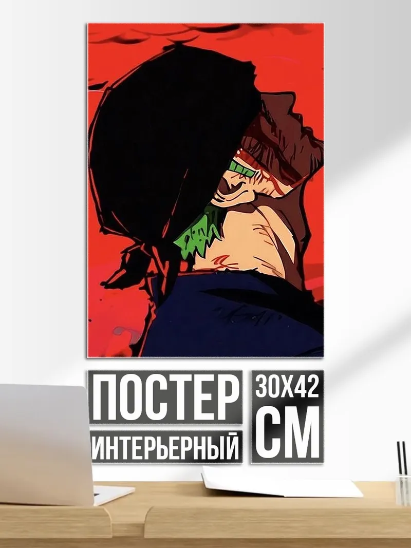 Постер Зоро в бою