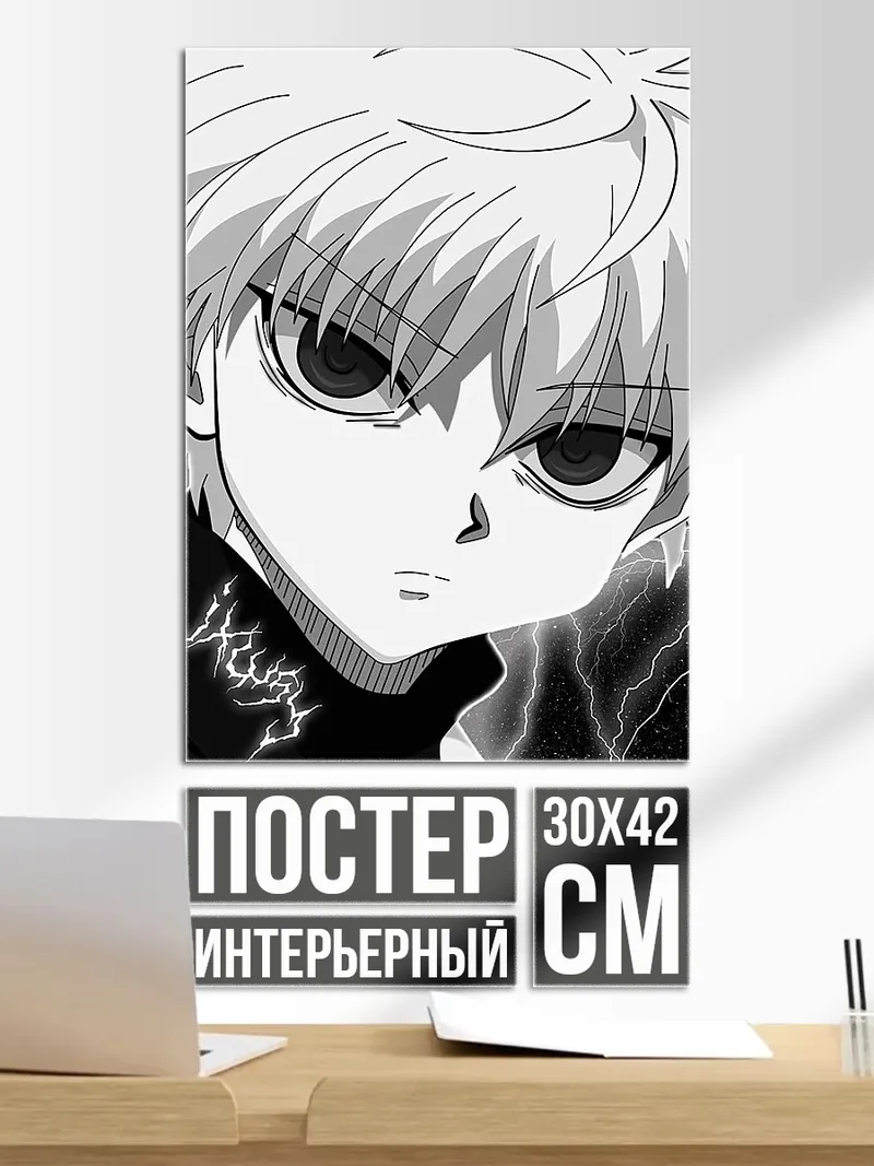 Постер Киллуа Зольдик портрет