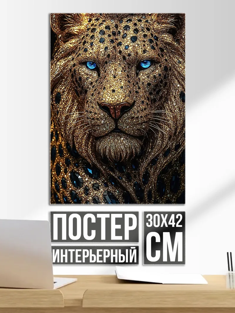 Постер Золотой леопард