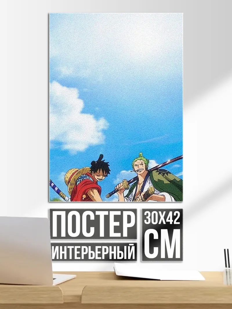Постер Манки Д. Луффи и Ророноа Зоро