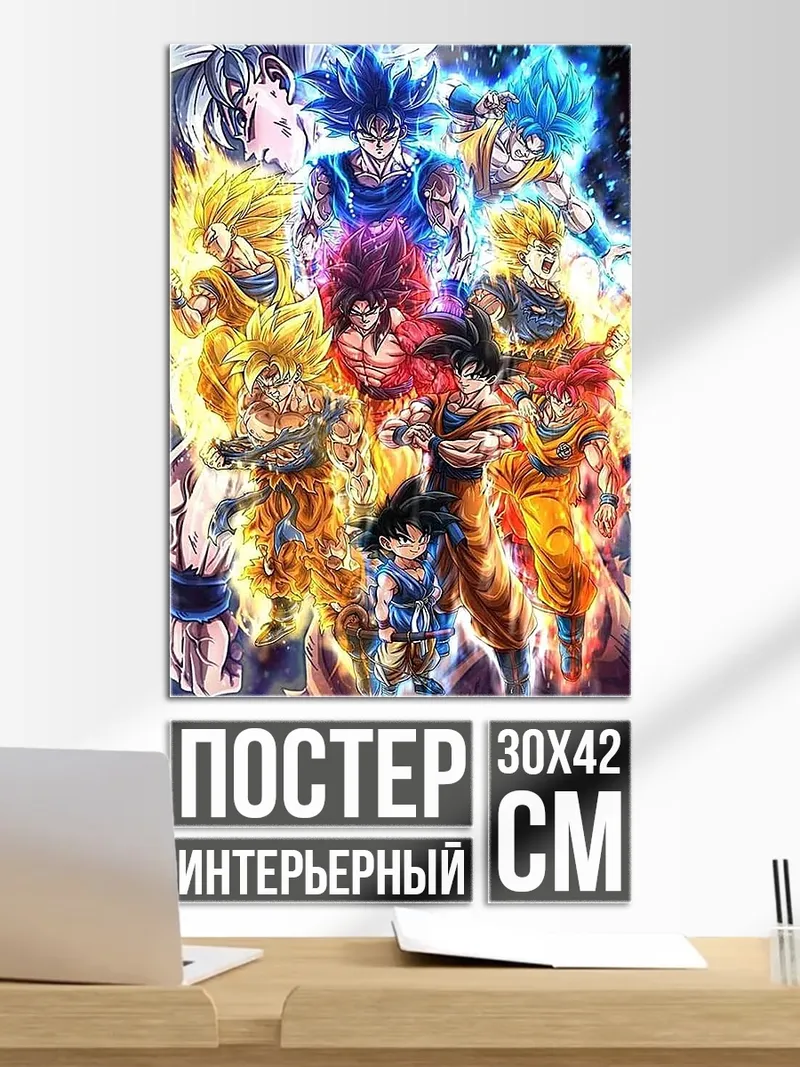 Постер Все формы Гоку