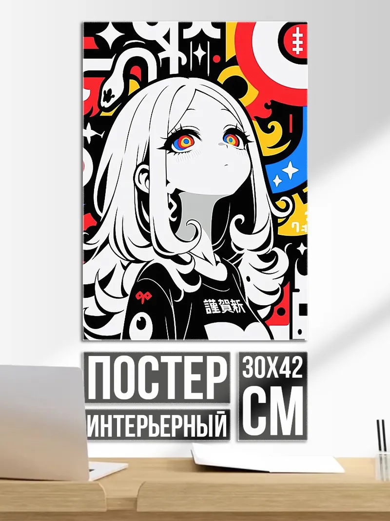 Постер Девушка с глазами дракона