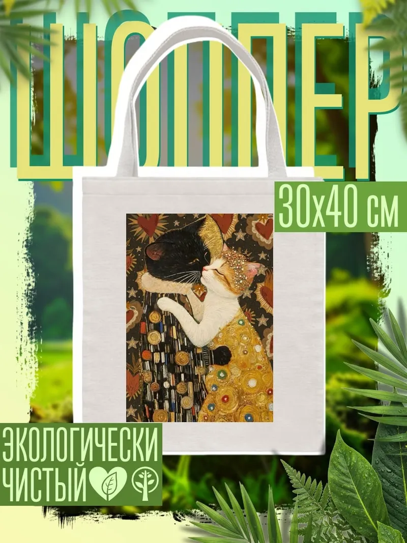 Шоппер Кошачий поцелуй Климт