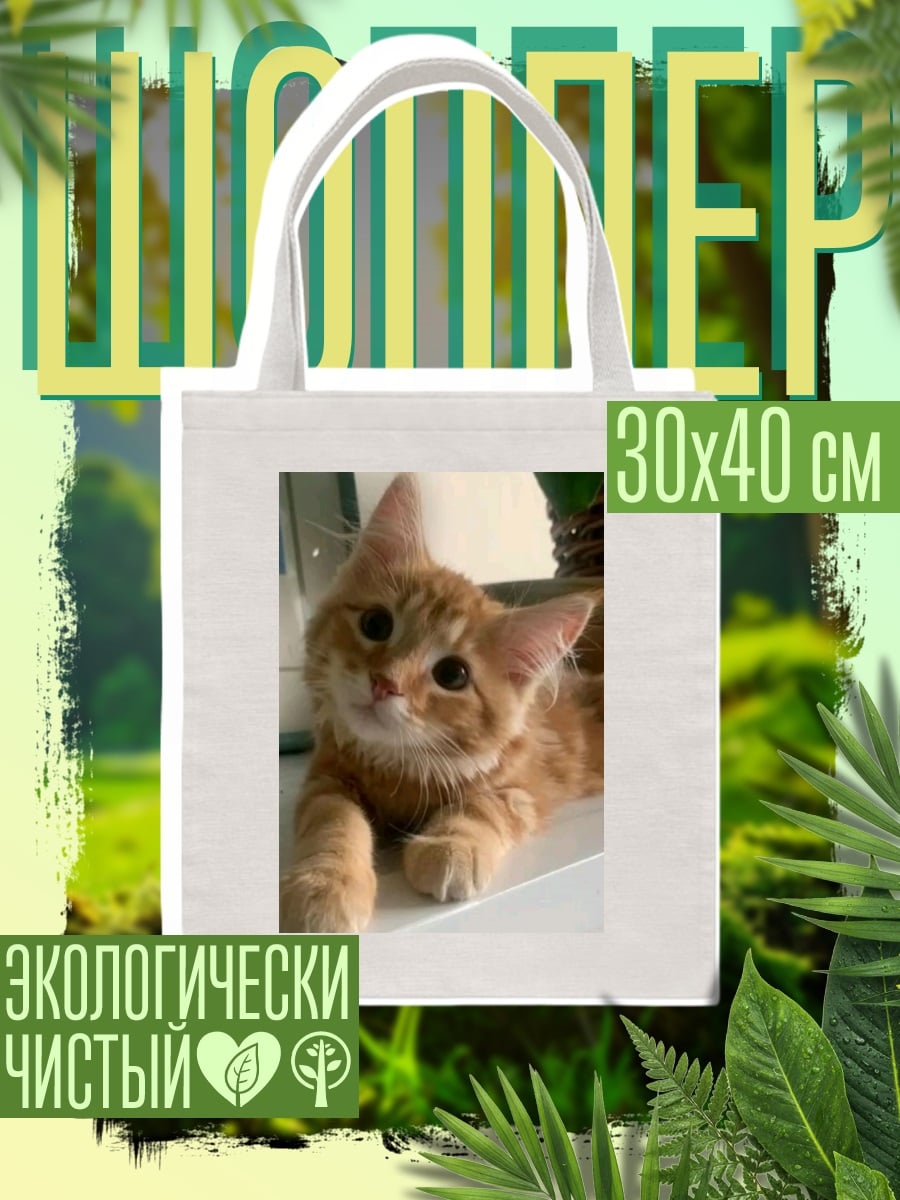 Шоппер Рыжий котенок