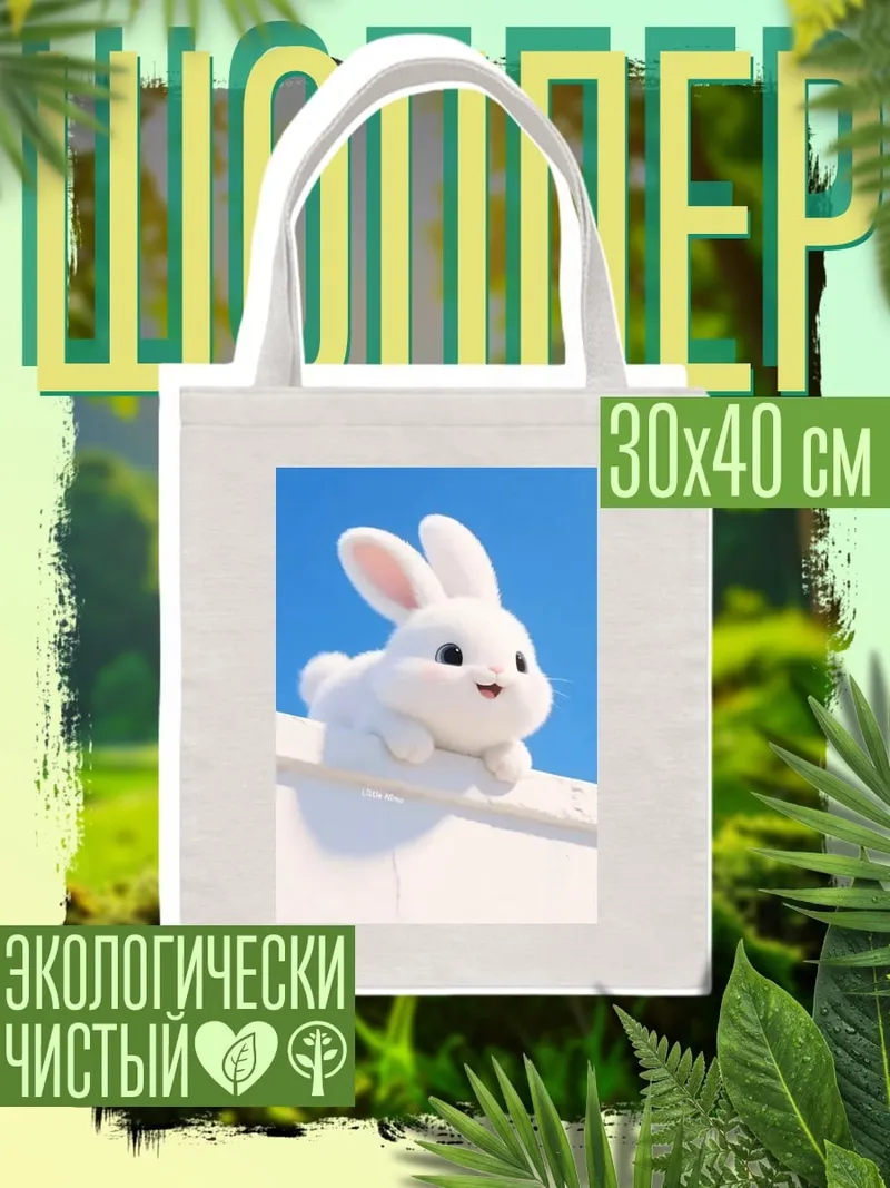 Шоппер Белый кролик