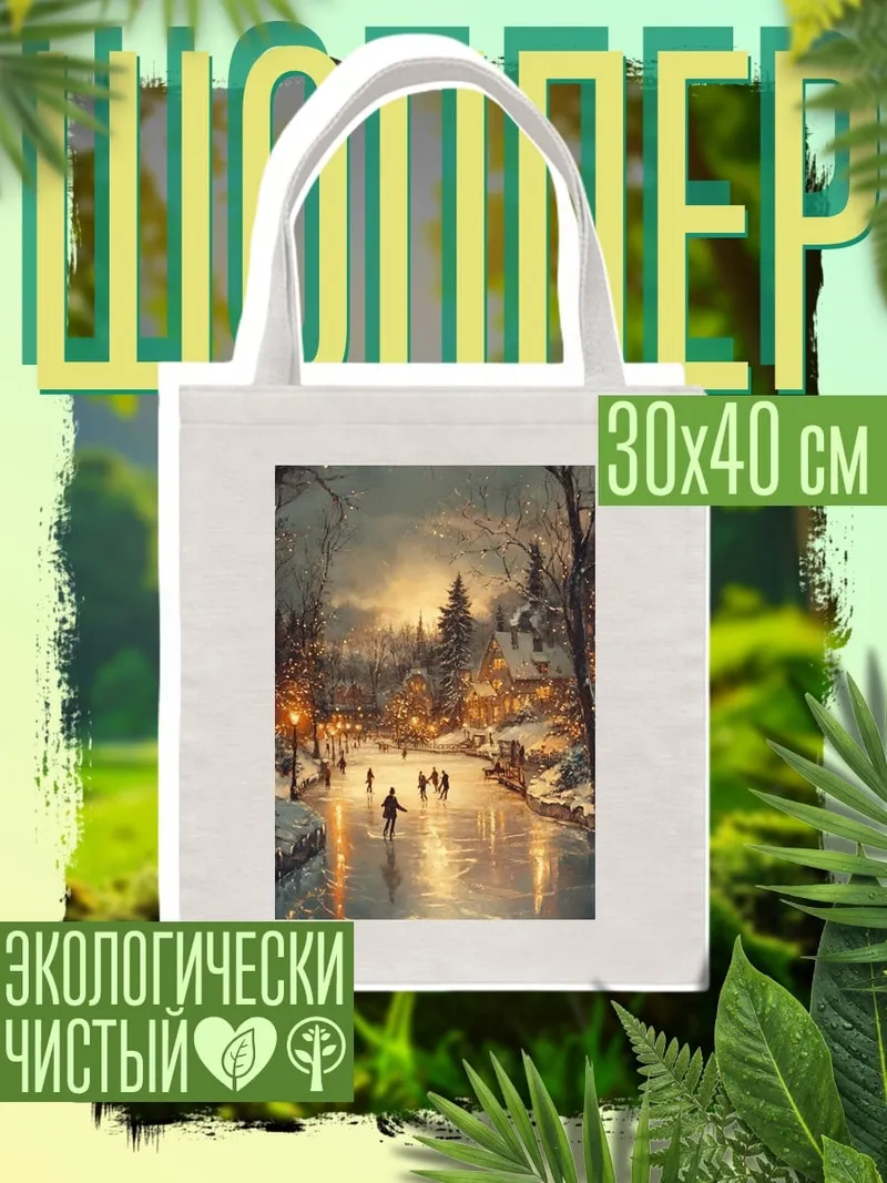 Шоппер Зимний каток в городе