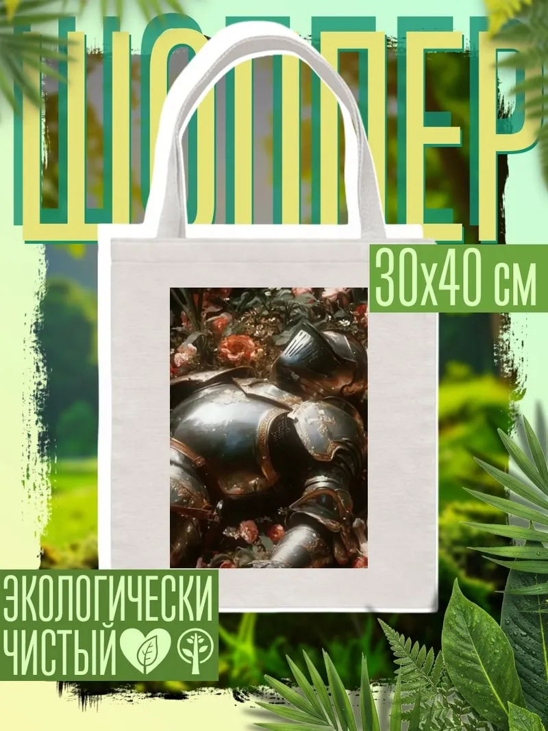 Шоппер Рыцарь в цветах