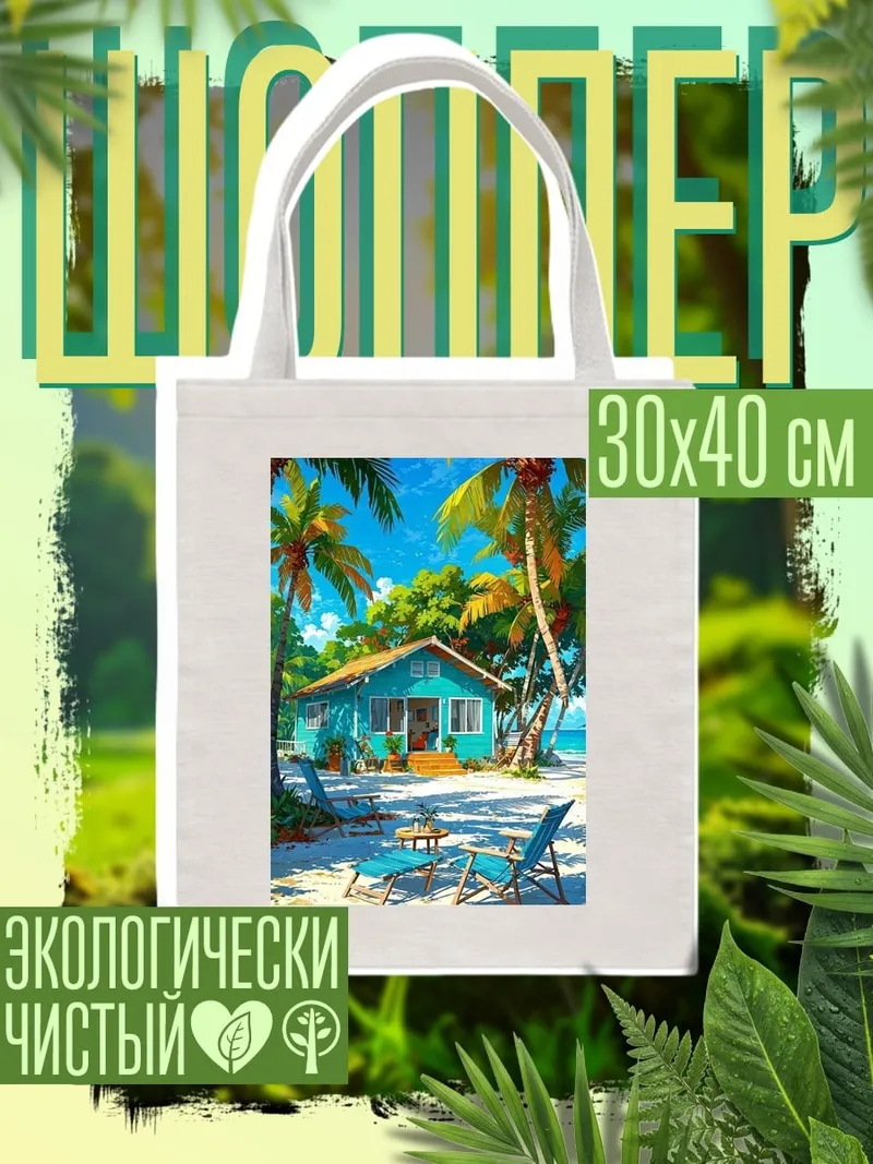 Шоппер Домик на пляже