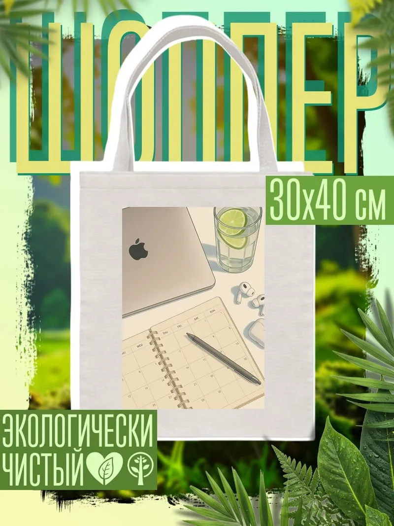 Шоппер Ноутбук и блокнот