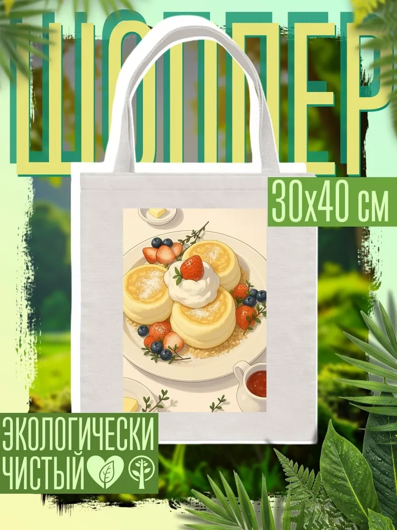 Шоппер Панкейки с ягодами