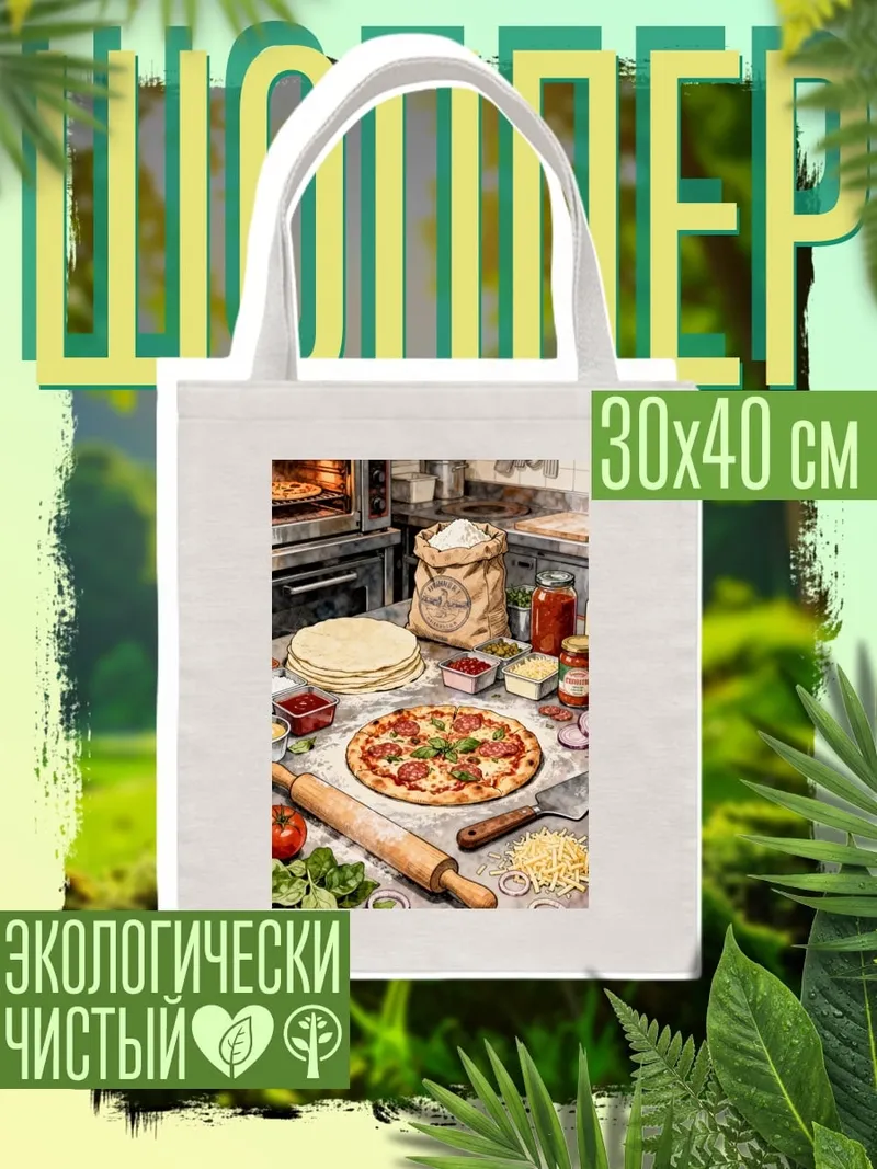 Шоппер Пицца на кухне