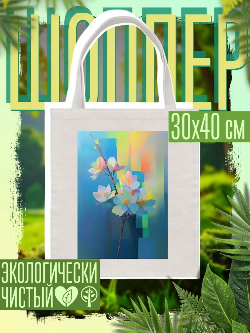 Шоппер Цветущая ветка сакуры