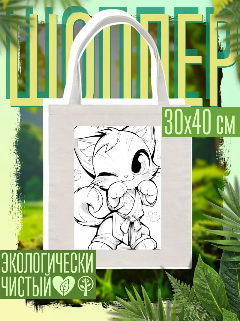 Шоппер Кот каратист