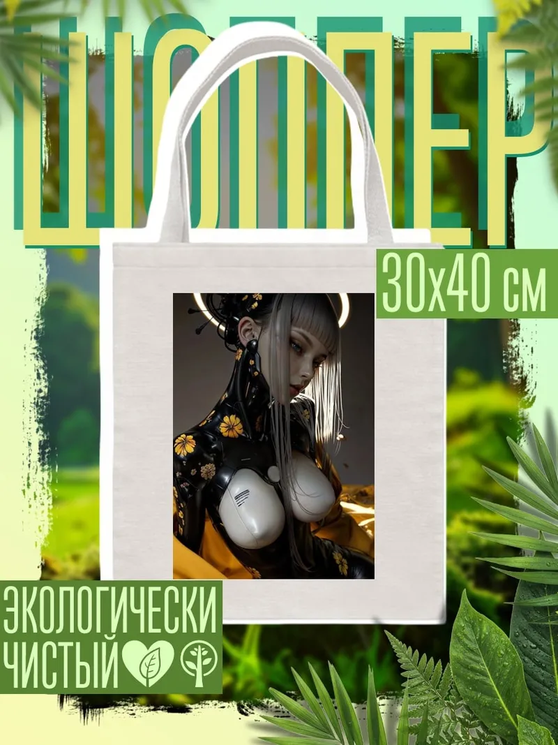 Шоппер Киберпанк гейша