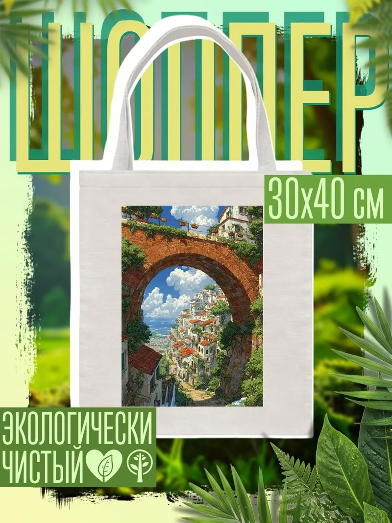 Шоппер Итальянский городок у моря