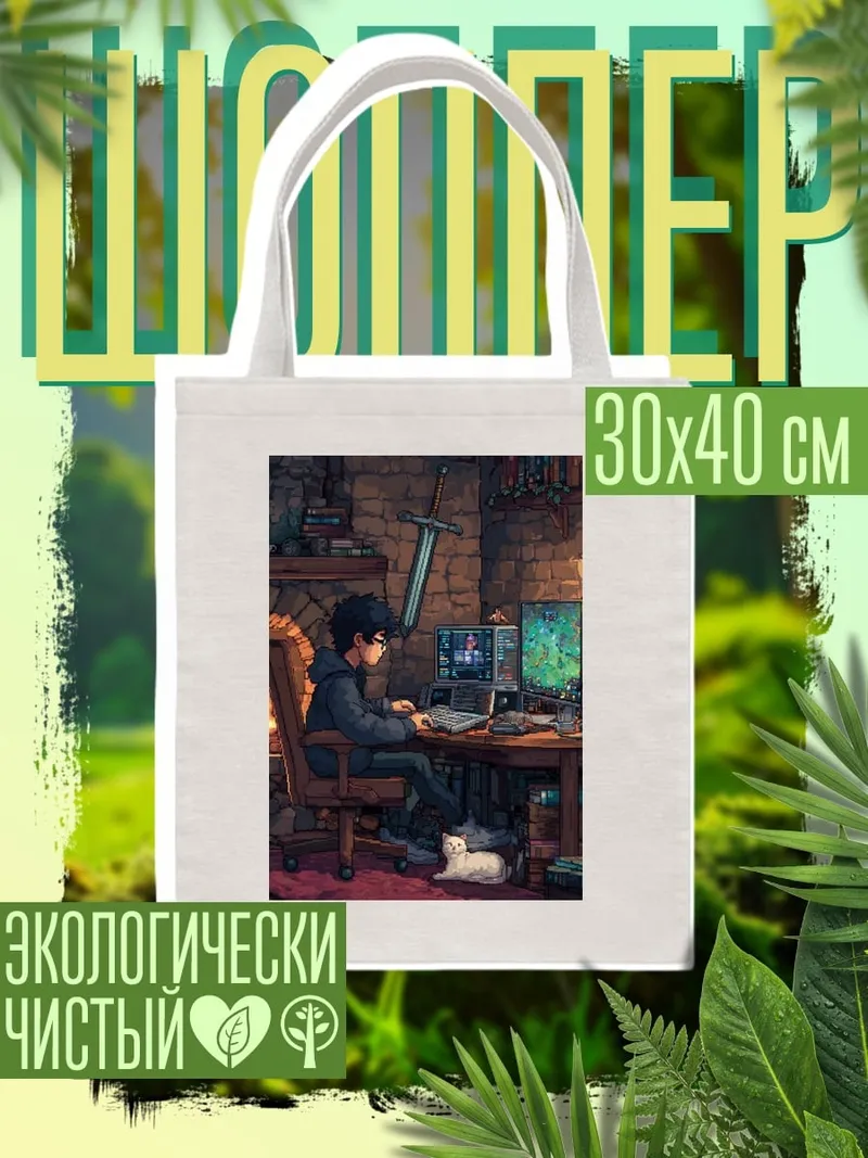 Шоппер Геймер у камина