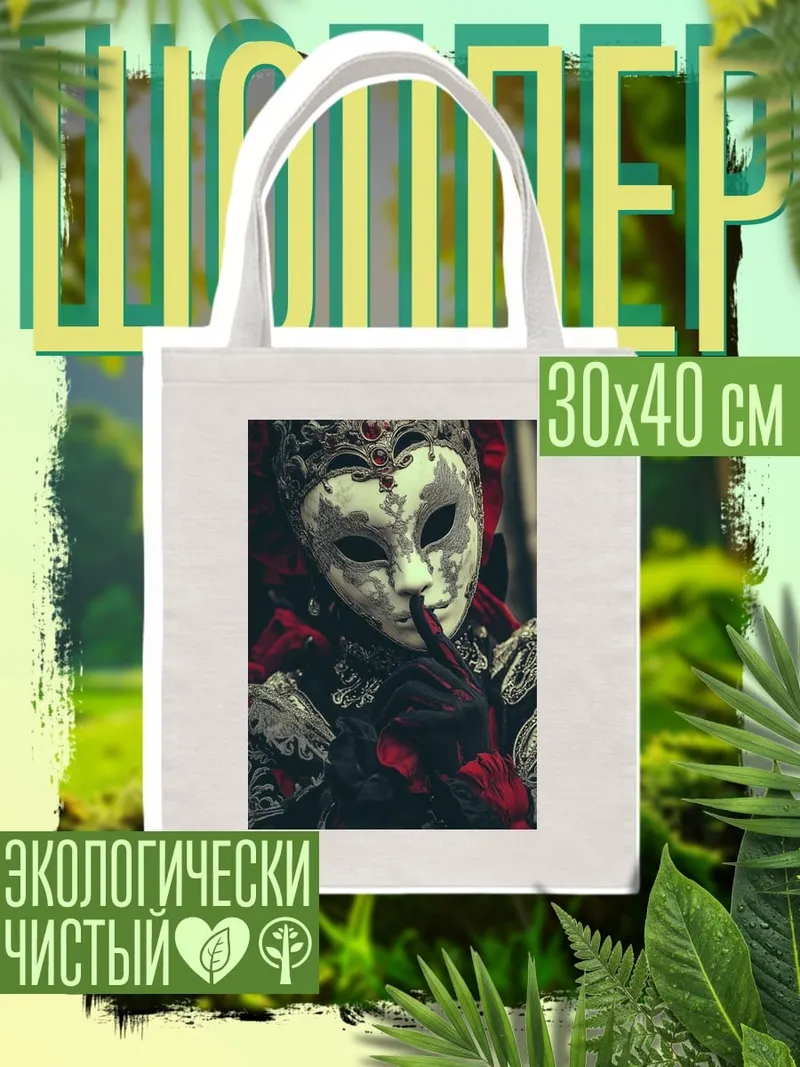 Шоппер Венецианская маска