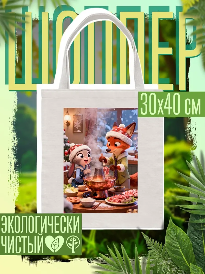 Шоппер Лис и кролик ужин