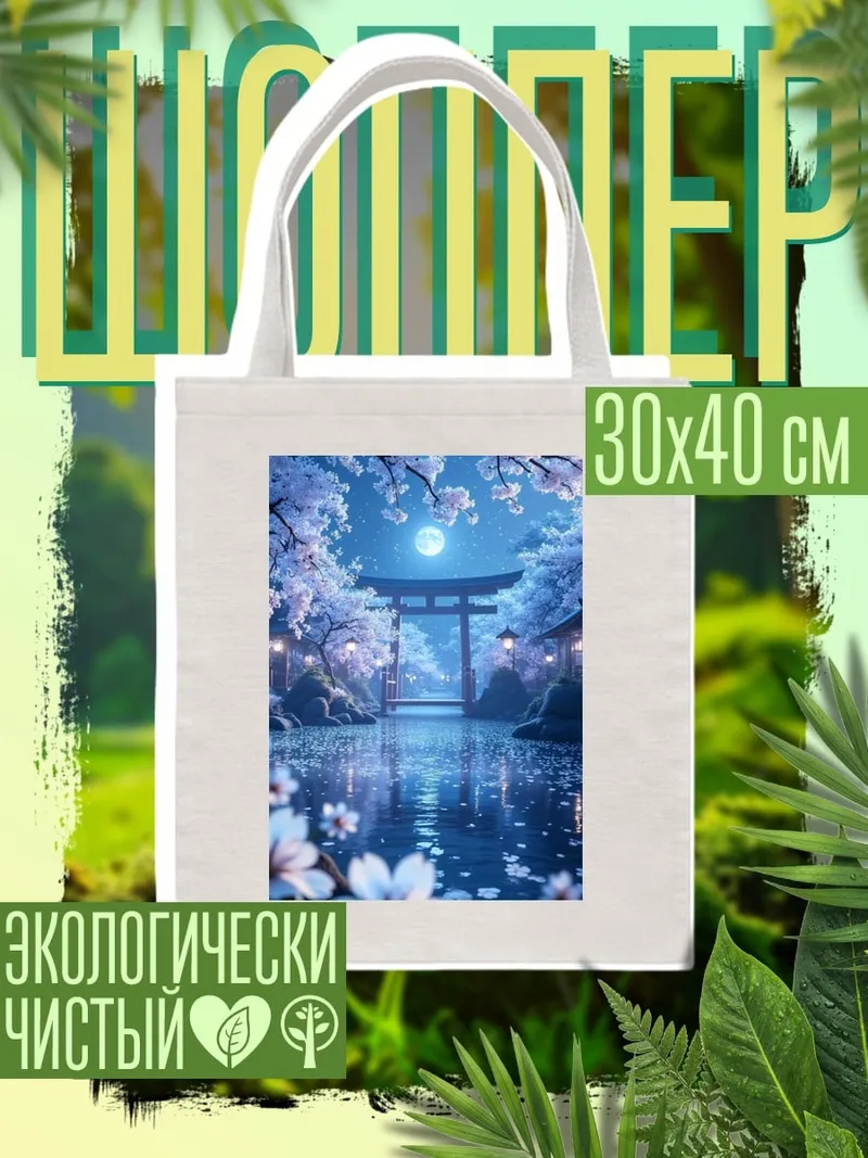 Шоппер Японский сад весной