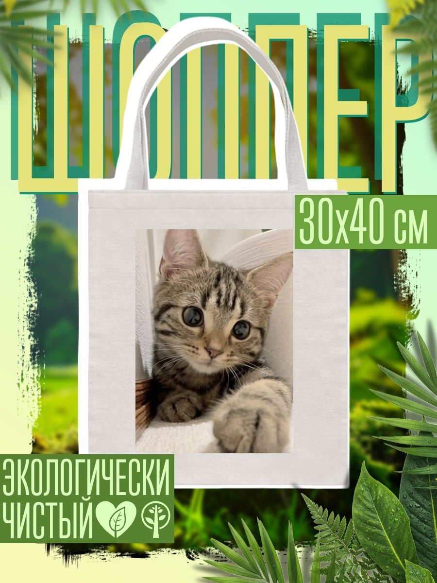 Шоппер Котёнок с большими глазами