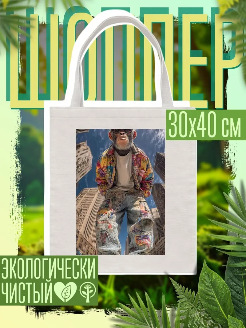 Шоппер Обезьяна в городе