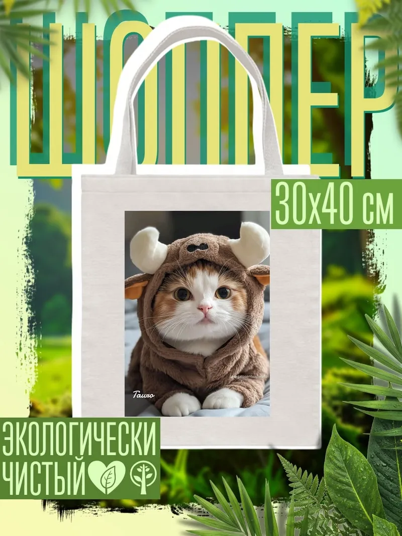 Шоппер Кот в костюме