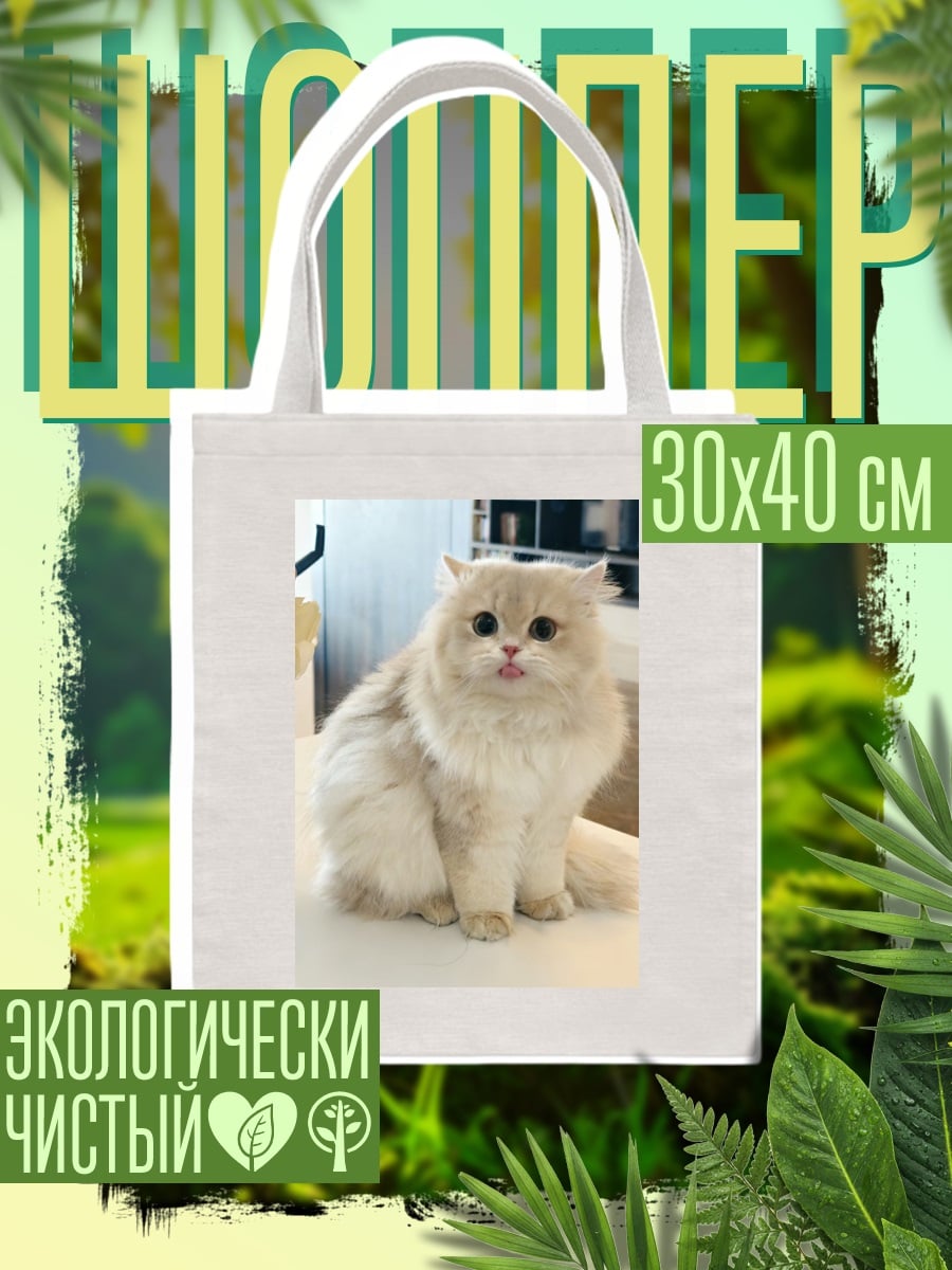 Шоппер Пушистый кот