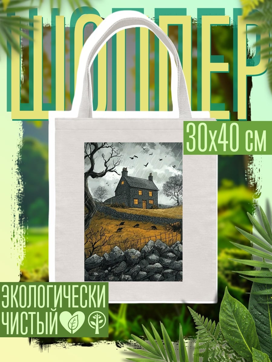 Шоппер Дождливый дом туман