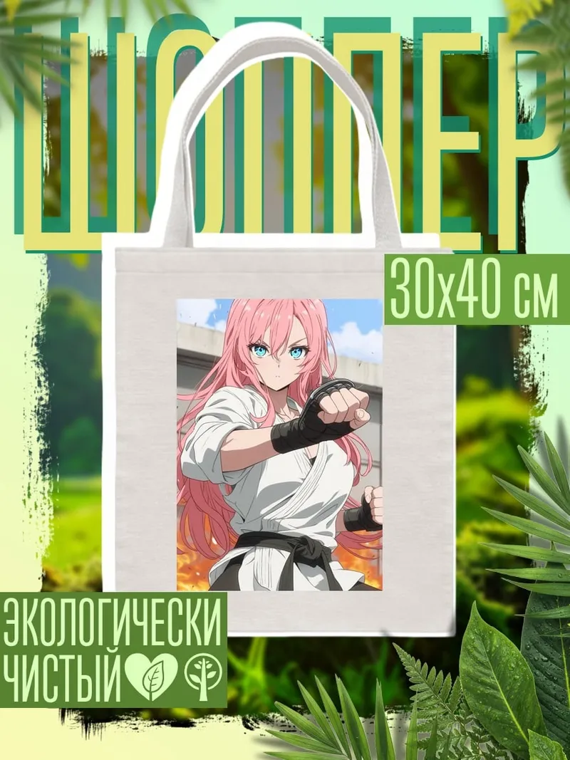 Шоппер Девушка каратист