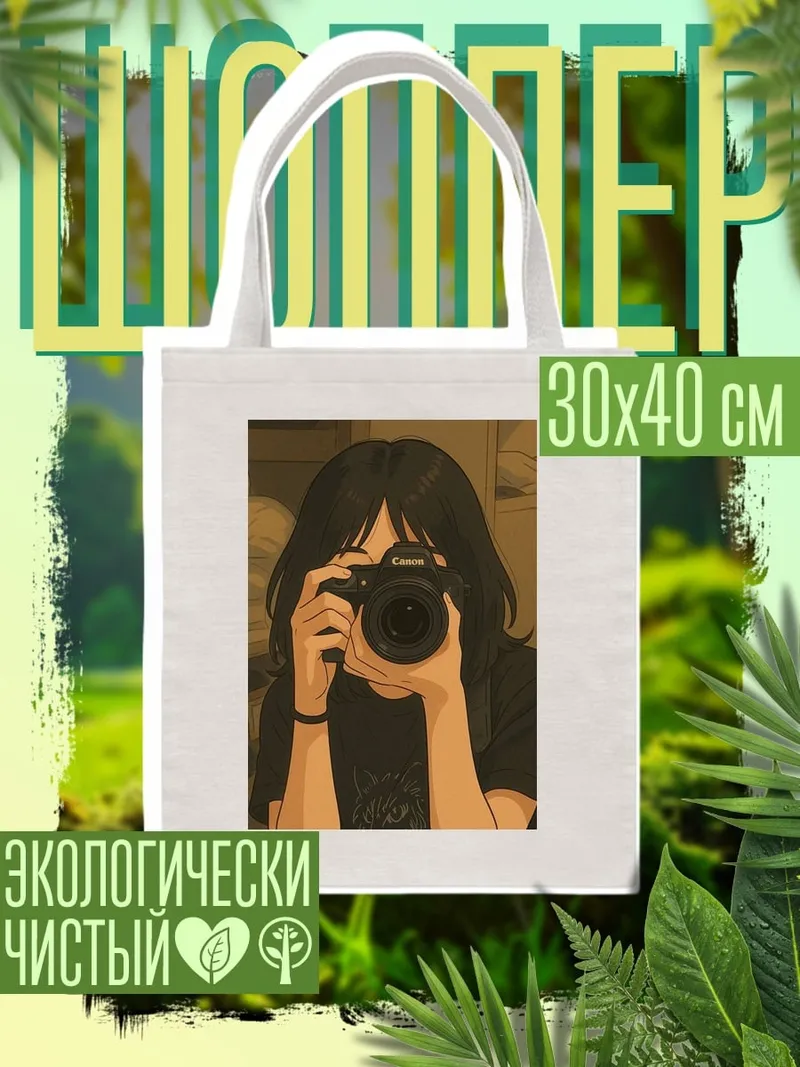Шоппер Девушка с камерой