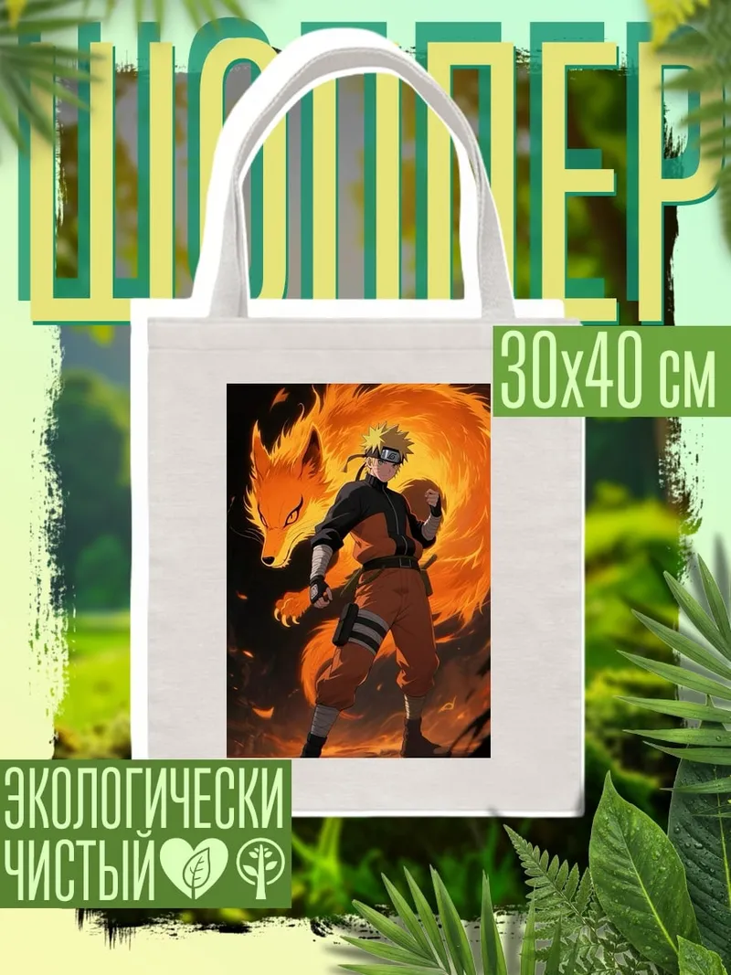 Шоппер Наруто и Девятихвостый лис