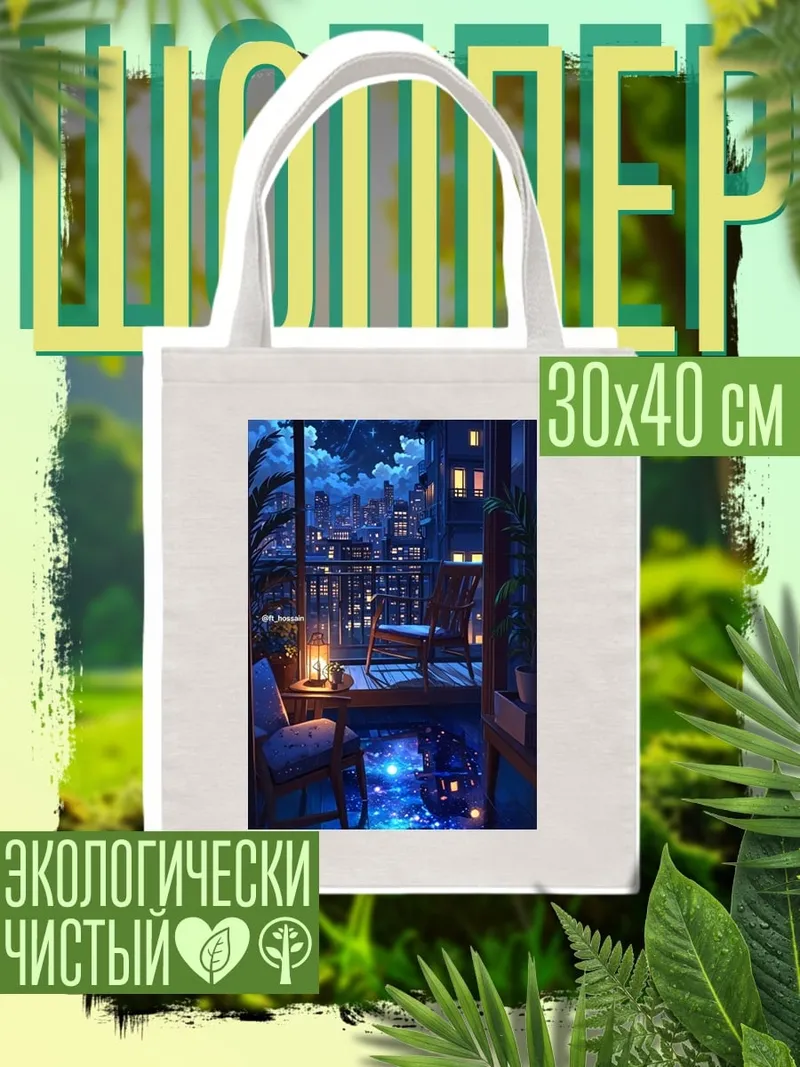 Шоппер Ночной балкон