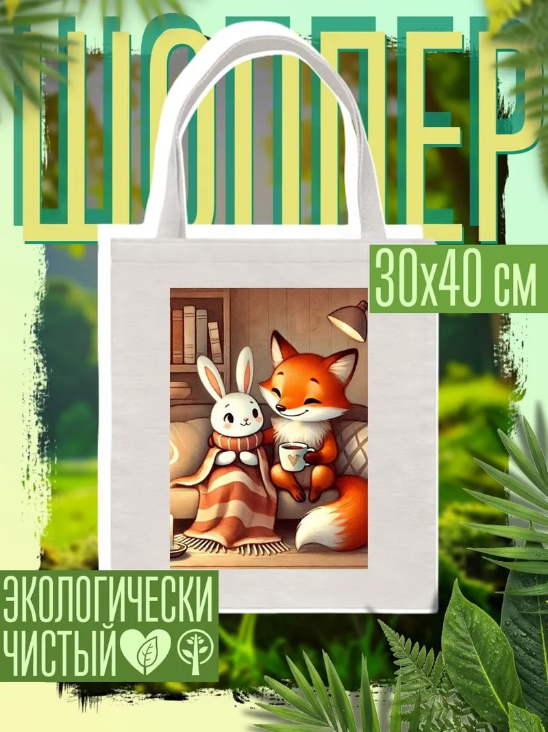 Шоппер Лиса и кролик