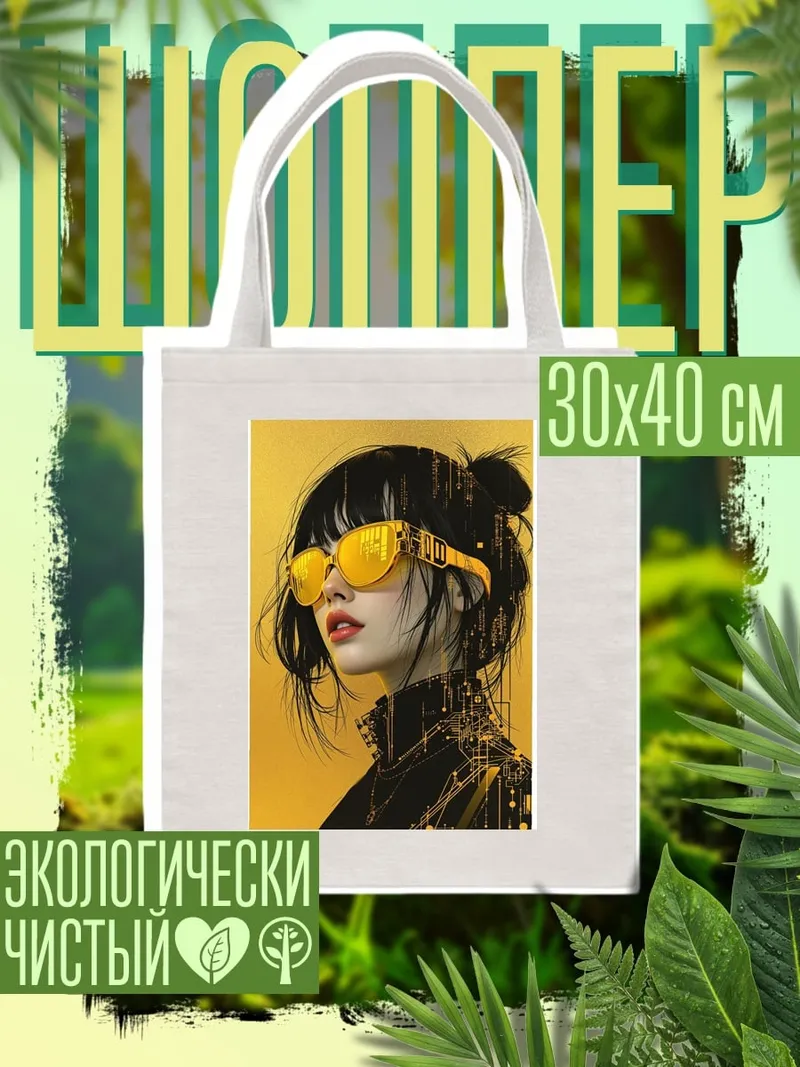 Шоппер Девушка в очках