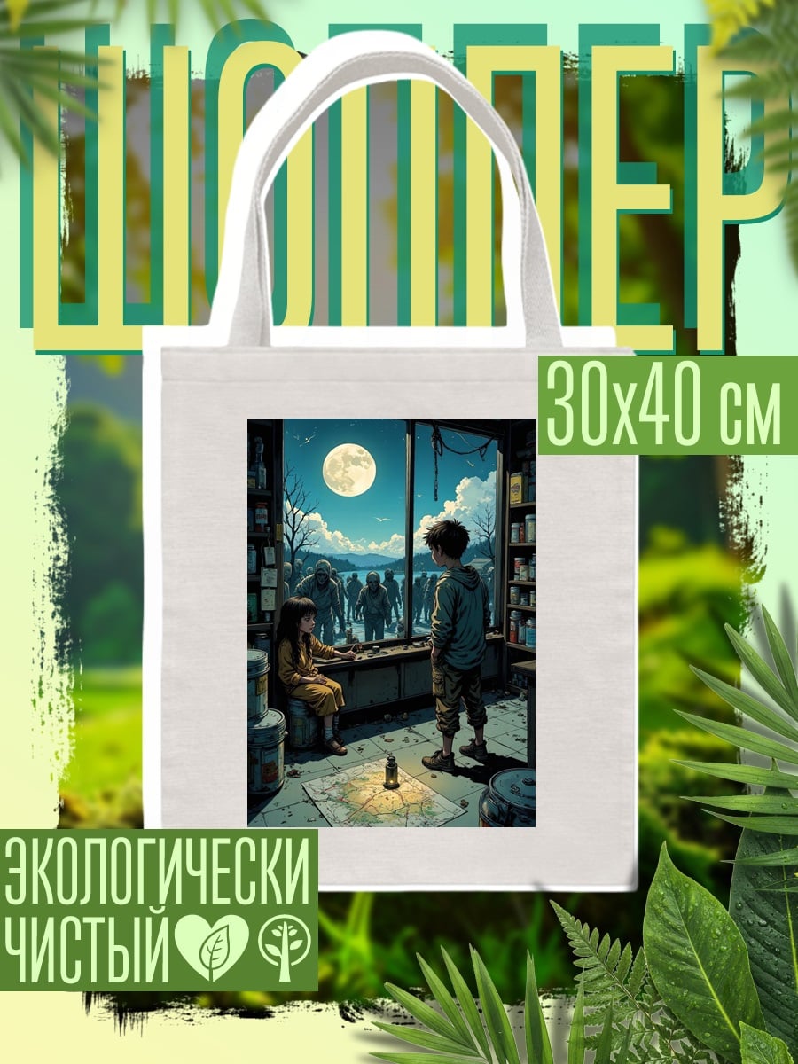 Шоппер Дети смотрят на луну