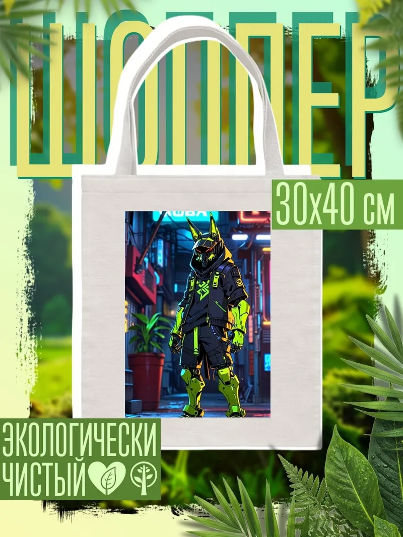 Шоппер Киберпанк пес пес