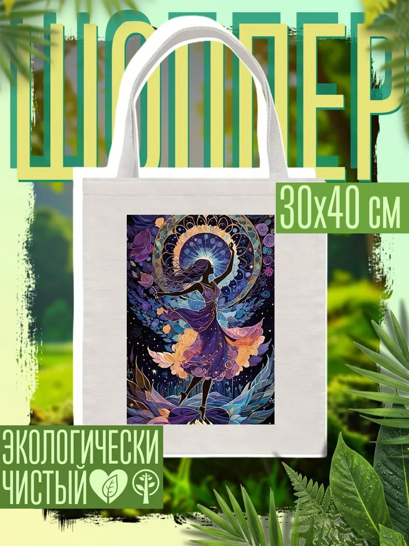 Шоппер Девушка в космосе