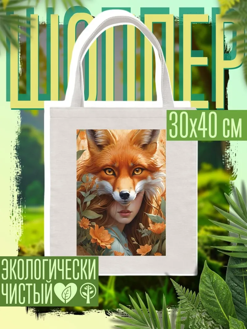 Шоппер Лиса и девушка