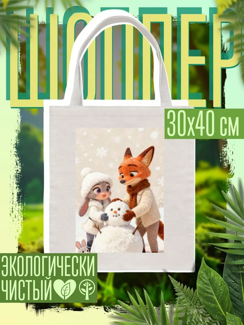 Шоппер Зверополис строят снеговика