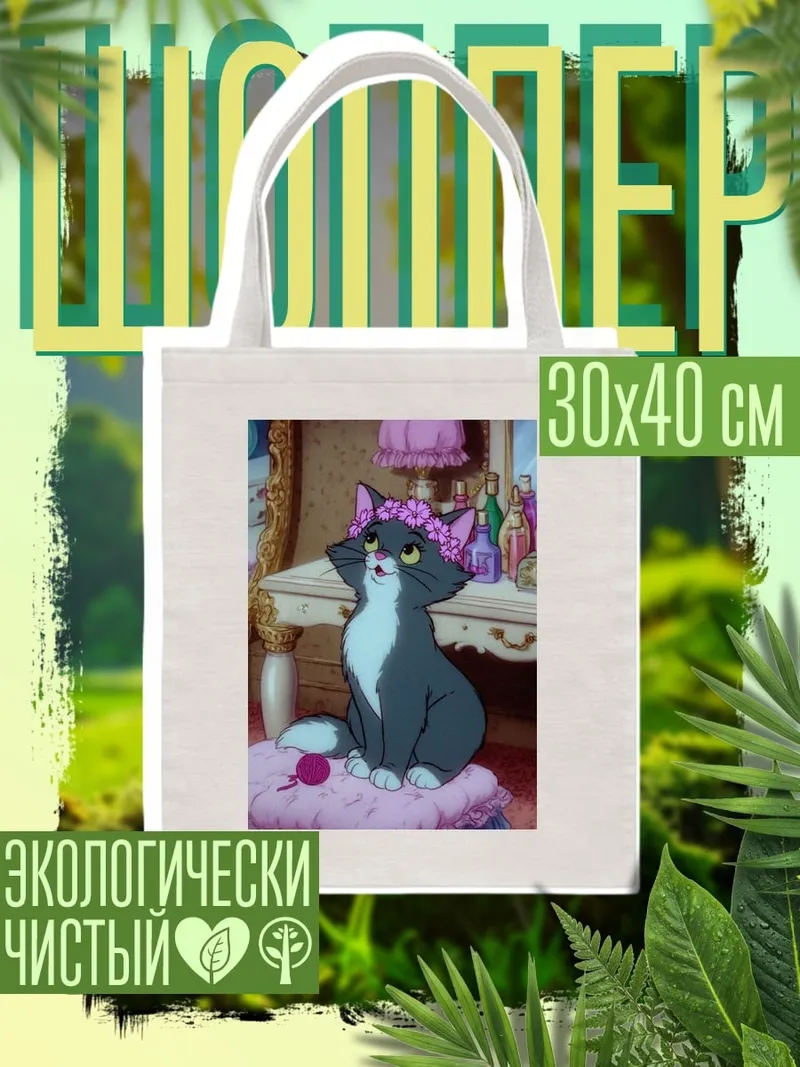 Шоппер Кошка Душечка
