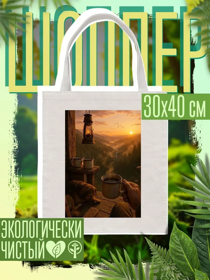 Шоппер Уютное утро в горах