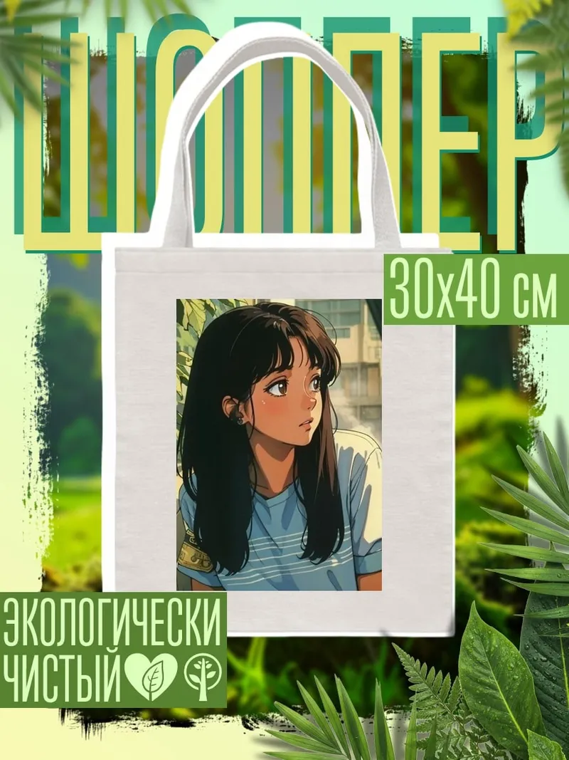 Шоппер Девушка у окна