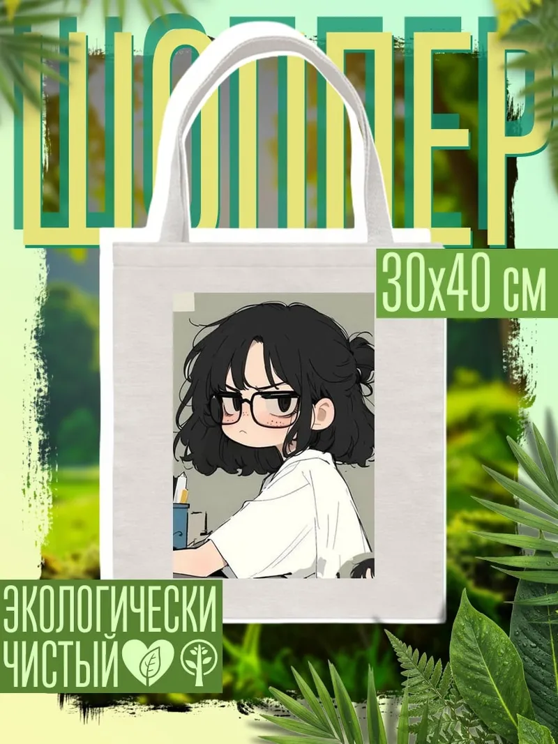 Шоппер Девушка за компьютером