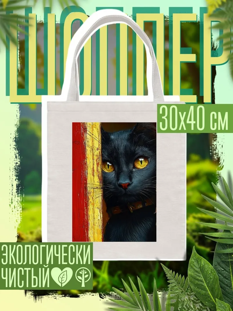 Шоппер Черный кот