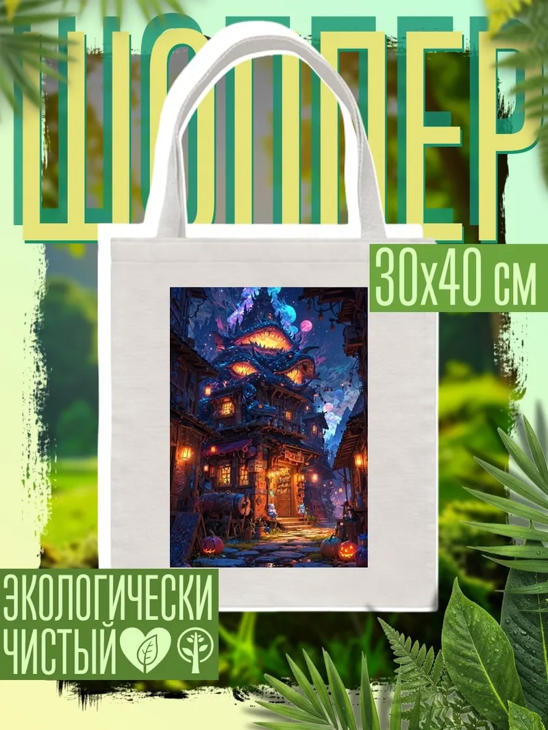 Шоппер Ночной город Хэллоуин